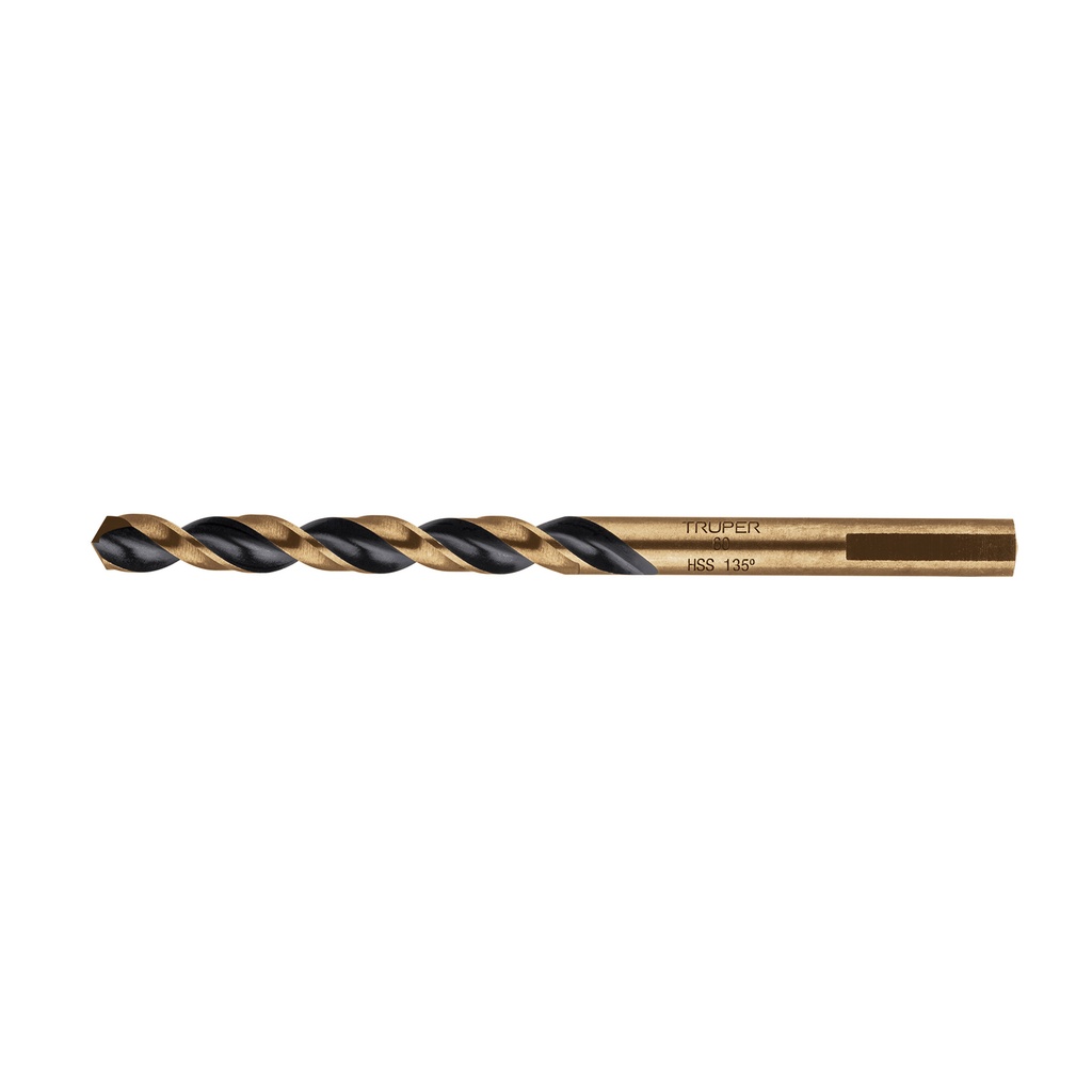 Broca HSS 3/32" Trugold para metal, Truper Expert