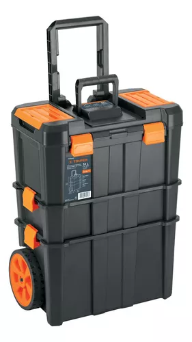 Caja Para Herramientas 19 X25 3 En 1 Desmontable 102644 Color Negro